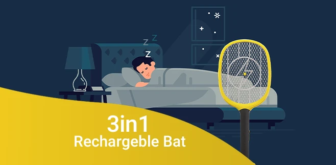 3 in 1 Rechargeable Bat